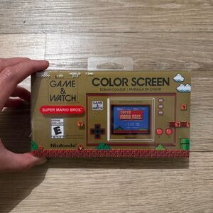 Nintendo Game & Watch Super Mario Bros 35th Anniversary Color Screen New Sealed